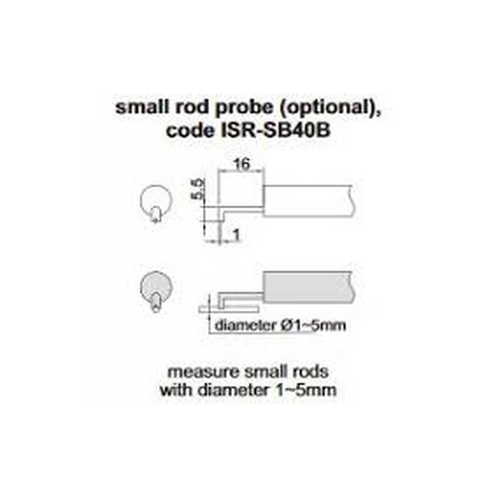 So sánh kỹ thuật giữa Đầu dò que nhỏ Insize ISR-SB40B và Mẫu chuẩn so độ nhám bề mặt INSIZE ISR-CS018